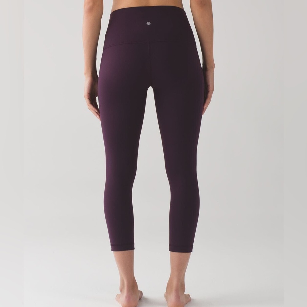 Lululemon Dark Purple Wunder Under Leggings